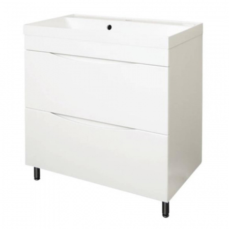 Тумба в ванную комнату СЛИМ 60/2 под умывальник СЛИМ 60