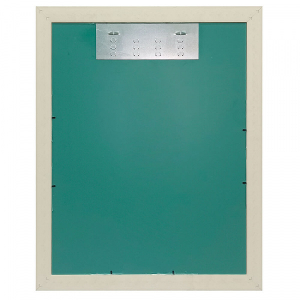 Зеркало Континент Дубай белый 60х74 см с рамой