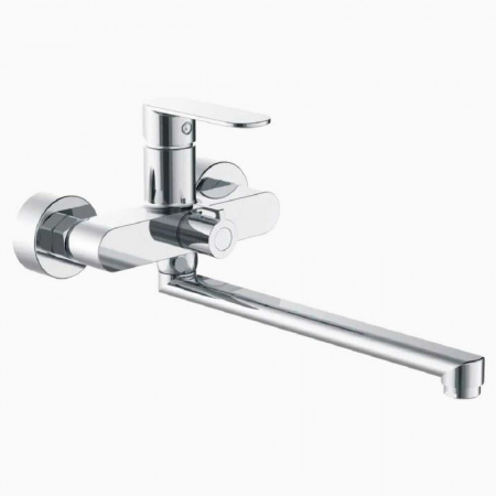 Смеситель на ванну длинный излив HAIBA HB22590 (лат., 35мм)