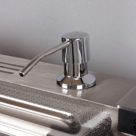 Мойка кухонная многофункциональная Dikalan KN754505 МАТОВЫЙ нерж.сталь SUS-304 750х460х220мм 