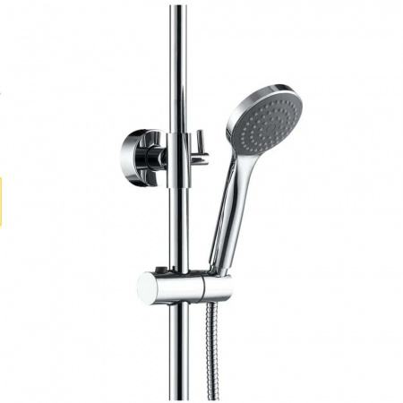 Смеситель для душа (зонт, круг) со стойкой HAIBA HB2411 (лат., без излива)(4)