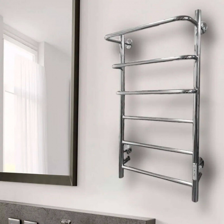 Полотенцесушитель с греющим кабелем ПЭК СП19П 80х50см 