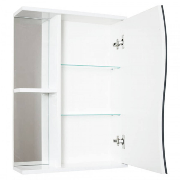 Зеркало со шкафом AquaLine Волна 50