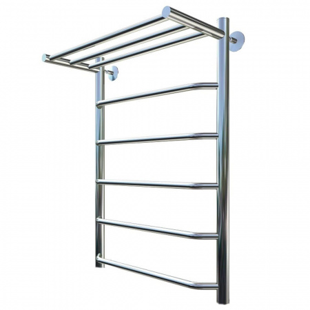 Полотенцесушитель водяной БРАВО НК 1П 80х50см из нержавеющей стали БЕЗ КОМПЛЕКТА