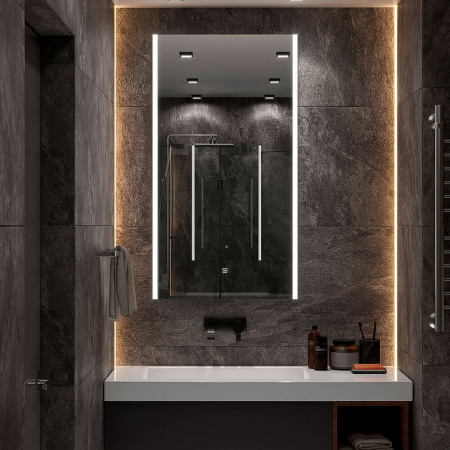 Зеркало МОДЕРН/Modern 60 600х1100мм (LED-подсветка, сенсорный выключатель)