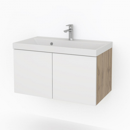 Тумба в ванную комнату подвесная СИЛЬВИЯ 80 под умывальник CLASSIC 80