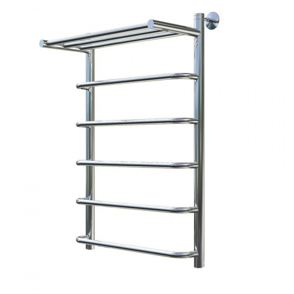 Полотенцесушитель водяной Тругор Идеал НК 1 П 80x50 с полкой хром