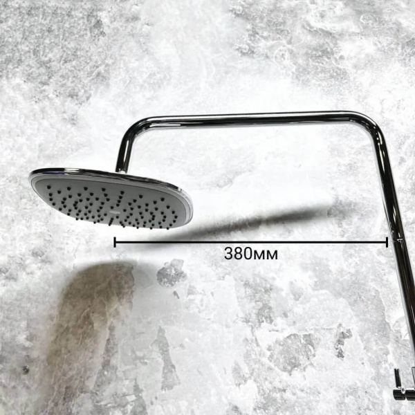 Душевая стойка Haiba HB2401 верхний душ