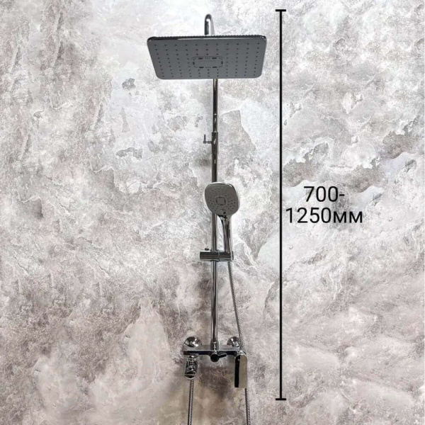 Душевая система Haiba HB24505 размеры штанги