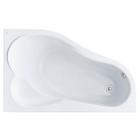 Ванна акриловая асимметричная ИБИЦА XL 160х100см правосторонняя
