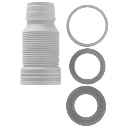 Удлинитель гибкий для унитаза в пакете, 250-500мм T828F-22-MR (22)