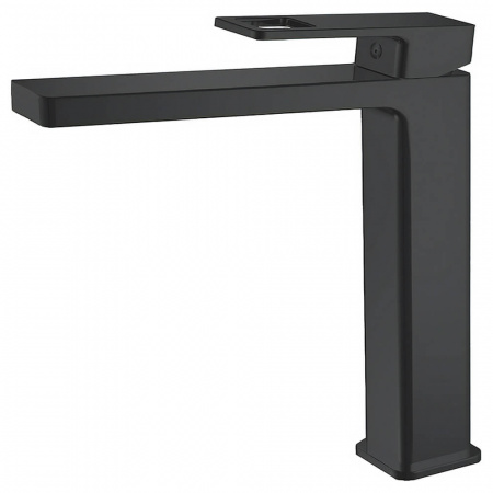 Смеситель на раковину высокий HAIBA HB11615-7 ЧЕРНЫЙ (лат., 35мм)