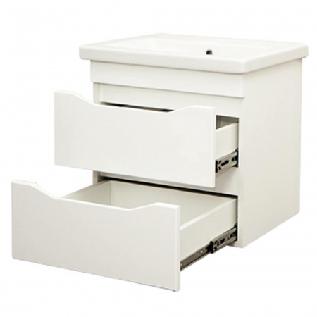 Тумба в ванную комнату подвесная КОМО 50/2 МИНОР под умывальник СОМО 50