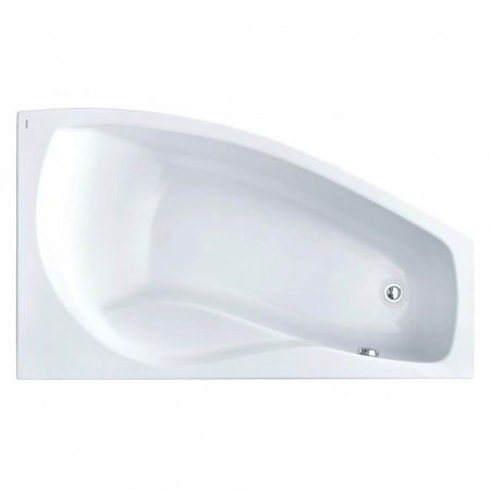 Ванна акриловая асимметричная МАЙОРКА XL 160х95см правосторонняя 