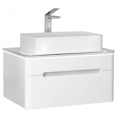 Тумба в ванную комнату подвесная SHINE 75 под умывальник ДЖОЙ 46