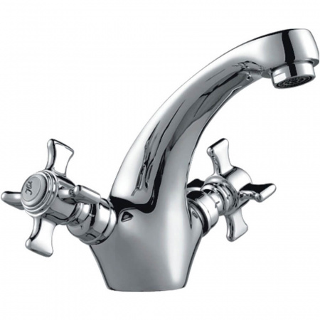 Смеситель на раковину HAIBA HB1024 двуручный (лат.)