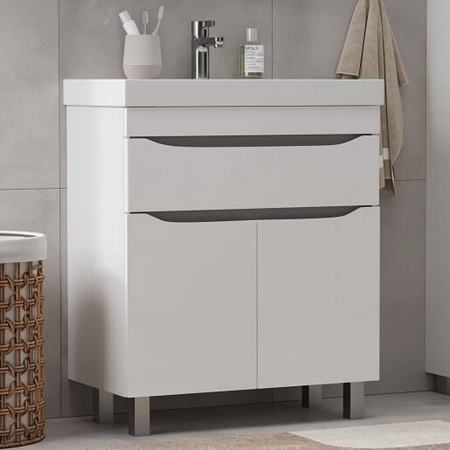 Тумба в ванную комнату LAKЕ 60.2D.1Y под умывальник LAKЕ 60 (9696-60)