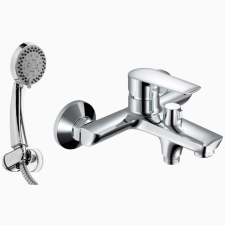 Смеситель на ванну короткий излив HAIBA HB60563 (лат., 35мм)