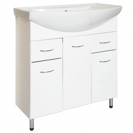 Тумба в ванную комнату БАЛТИКА 80/2 под умывальник БАЛТИКА 80