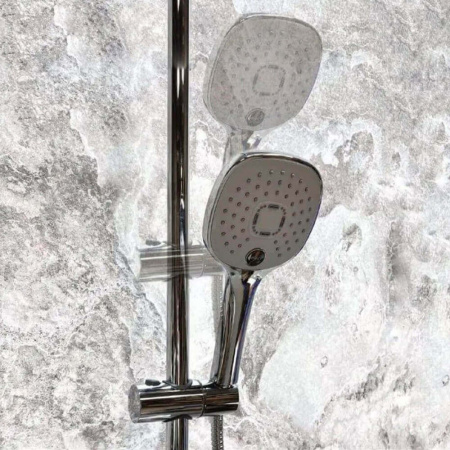 Душевая система HAIBA HB24505 ХРОМ лат., пов.излив, лейк.верхн.290х190мм (4)