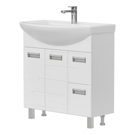 Тумба в ванную комнату JOLI 80.2D.2Y под умывальник БАЛТИКА 80