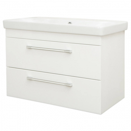 Тумба в ванную комнату подвесная АДРИАНА 90/2 под умывальник АДРИАНА 90