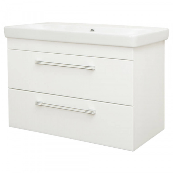 Тумба подвесная AquaLine Адриана 90 2 ящика