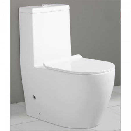 Унитаз-компакт KNOIS KN6298000 МОНОБЛОК, смыв ТОРНАДО, сиденье лег-ое тонк микрол (650х370х775мм)