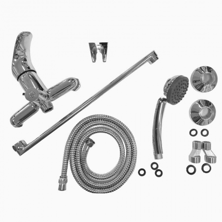 Смеситель на ванну длинный излив HAIBA HB2236 (лат., 35мм)