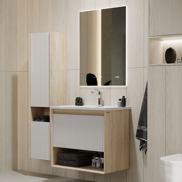 Тумба подвесная Jorno Tossony 70 Сонома светлая