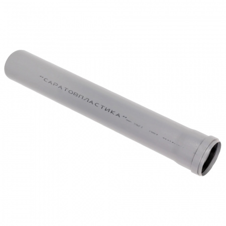 Труба ППР Ø110х1500мм (толщина 2,2мм) СЕРАЯ для внутренней канализации (10) Саратовпластика
