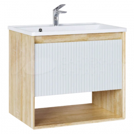 Тумба в ванную комнату подвесная TOSSONY 70 СОНОМА СВЕТЛАЯ под умывальник CLASSICA 70 / Cлим 70