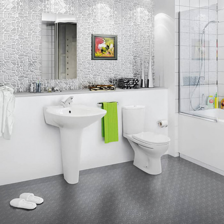 Унитаз-компакт "УЛЬТРА" антивсплеск, косой выпуск, сиденье полипропилен, арматура 1-режимная