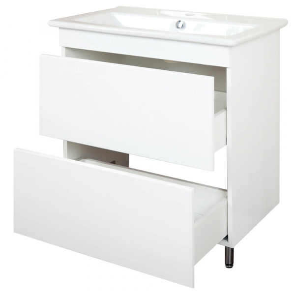 Тумба напольная AquaLine Элина 60 2 ящика Push 