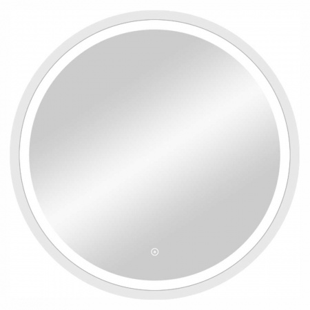 Зеркало STYLE WHITE D600мм (LED-подсветка, сенсорный выключатель, рама МДФ БЕЛЫЙ)