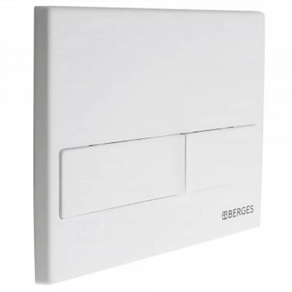 Клавиша смыва Berges Novum L4 040014 Soft Touch белая