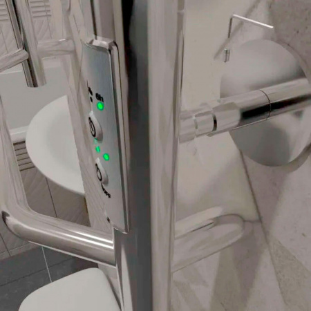 Полотенцесушитель с греющим кабелем ПЭК СП6 60х50см 