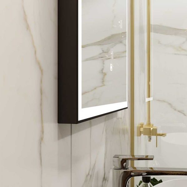 Зеркало CONTINENT Frame Black ЗЛП948 60х80