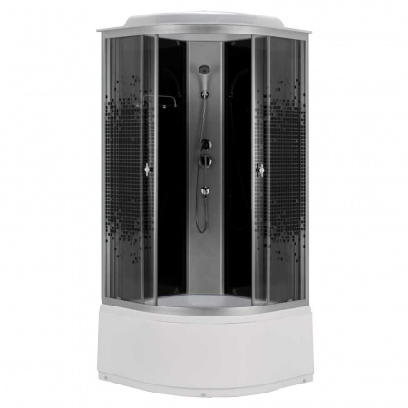 Душевая кабина 900х900х2150мм, ВЫСОКИЙ поддон, стекло ТОНИРОВАННОЕ МОЗАИКА ВМ-8811E