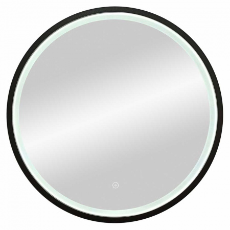 Зеркало STYLE BLACK D600мм (LED-подсветка, сенсорный выключатель, рама МДФ ЧЕРНЫЙ)