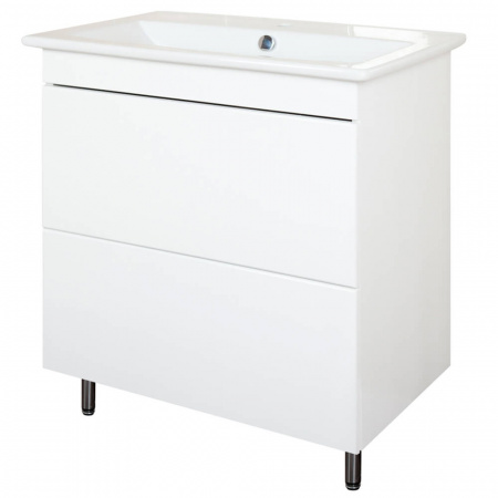 Тумба в ванную комнату ЭЛИНА 60/2 PUSH под умывальник ЭЛИНА 60