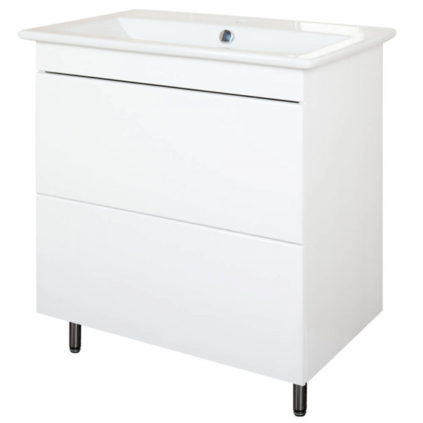 Тумба напольная AquaLine Элина 60 2 ящика Push 