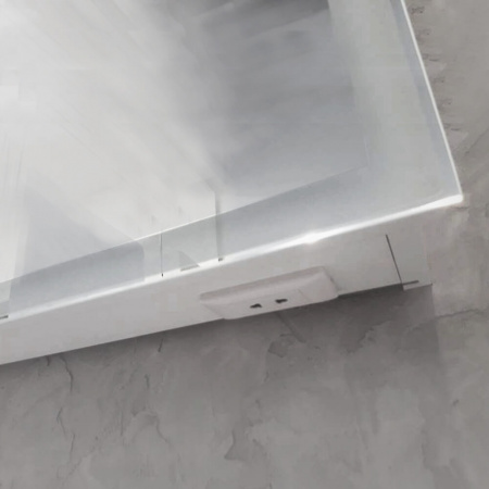 Шкаф зеркальный FORMA 50 508х140х756мм (LED-подсветка, сенсорный выключатель, часы, изменение цвета)