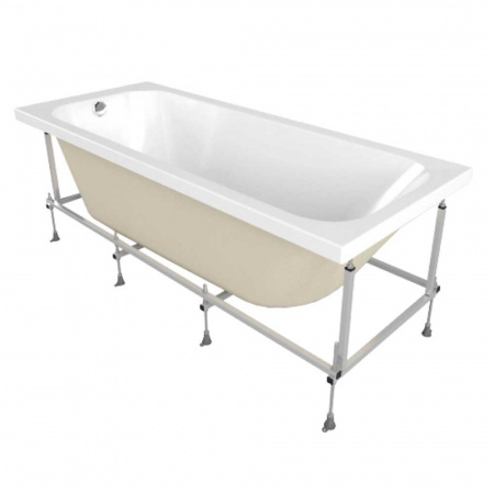 Ванна акриловая прямоугольная ЛАММА 170х80см 