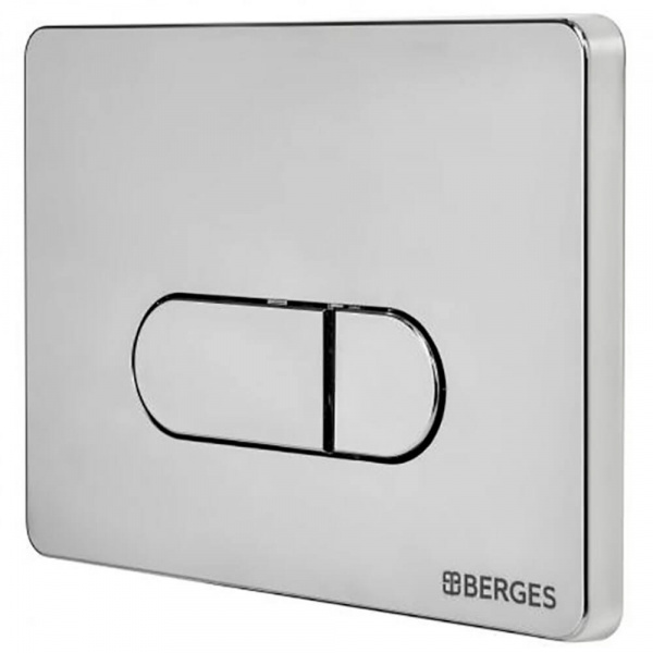 Клавиша смыва Berges Novum D3 040033 хром