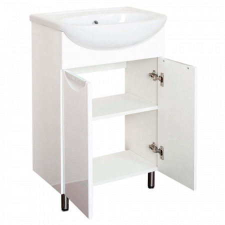 Тумба в ванную комнату УЮТ 50 врезные ручки под умывальник УЮТ 50