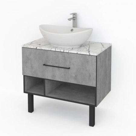 Тумба в ванную комнату подвесная VERONA 76 под умывальник ГАММА 56