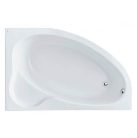Ванна акриловая асимметричная ЭДЕРА 170х100см правосторонняя 