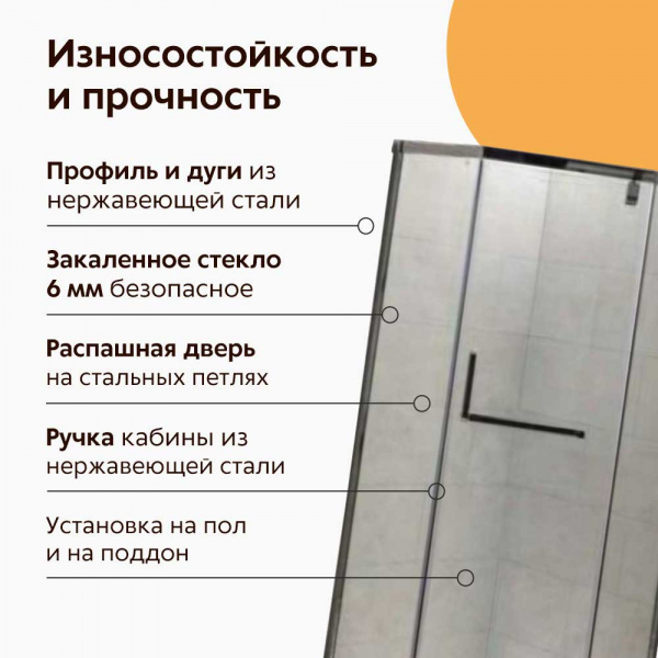 Душевой уголок Дана 1018 90х90