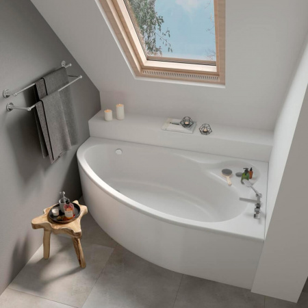 Ванна акриловая асимметричная ЭДЕРА 170х100см правосторонняя 